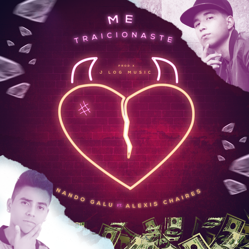 Me Traicionaste Cover Art Blurred Background