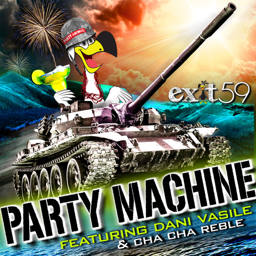 Party Machine Cover Art Blurred Background