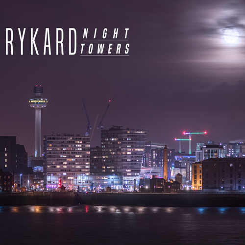 Night Towers Cover Art Blurred Background