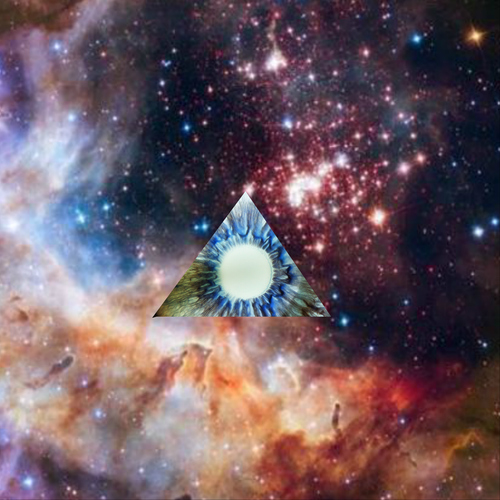 The Eye in the Universe Cover Art Blurred Background