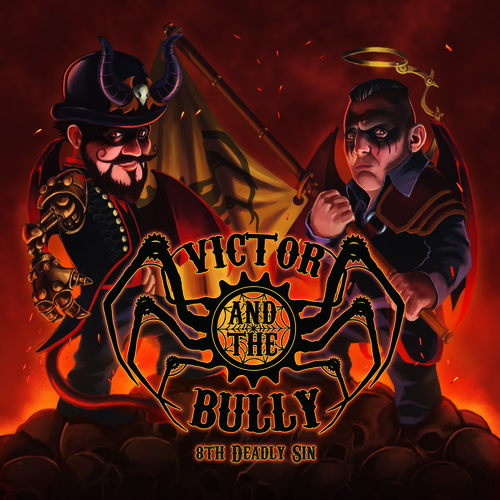 8th Deadly Sin Cover Art Blurred Background