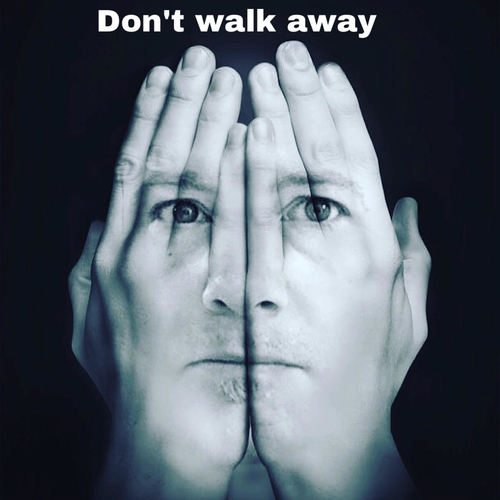 Don't Walk Away Cover Art Blurred Background
