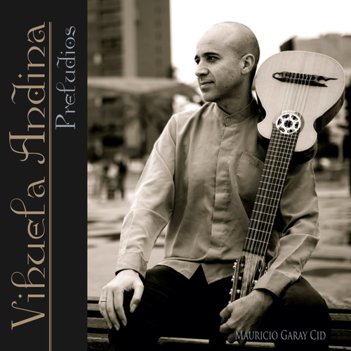 Preludios (Vihuela Andina) Cover Art Blurred Background