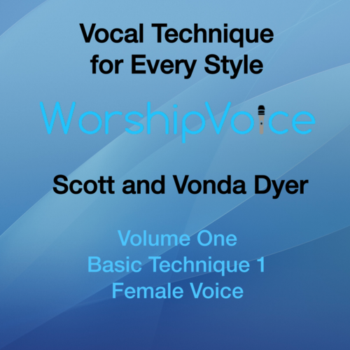 Vocal Technique for Every Style, Vol. 1 (Female Voice) [Basic Technique 1] Cover Art Blurred Background