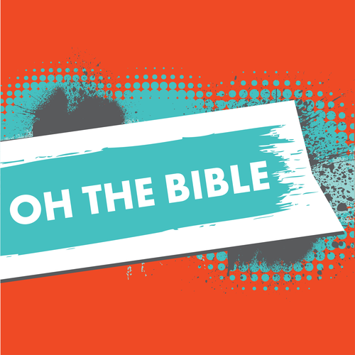 Oh the Bible Cover Art Blurred Background