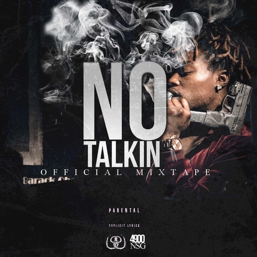 No Talkin Cover Art Blurred Background