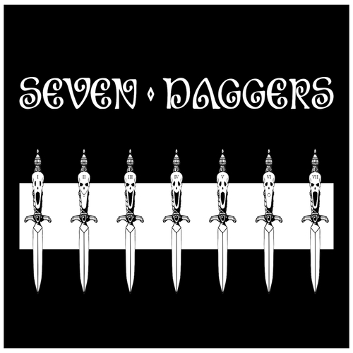 Seven Daggers Cover Art Blurred Background
