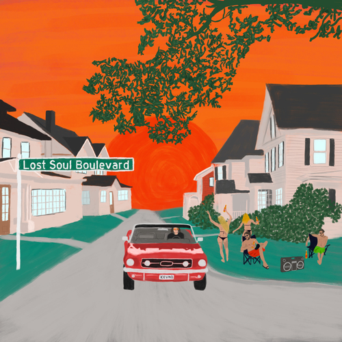 Lost Soul Boulevard Cover Art Blurred Background