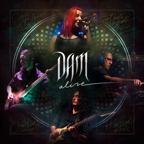 Dam Alive (En Vivo) Cover Art Blurred Background