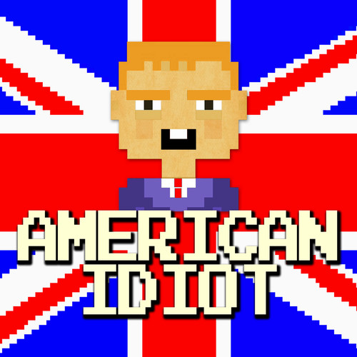 American Idiot (Trumpidiot 8 Bit Version) [Cover] Cover Art Blurred Background