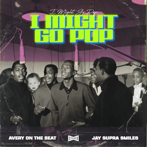 I Might Go Pop Cover Art Blurred Background
