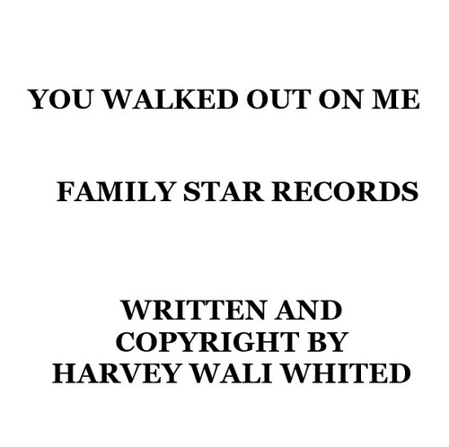 You Walked Out On Me Cover Art Blurred Background