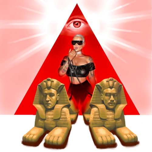 The Amber Rose Trilogy Cover Art Blurred Background
