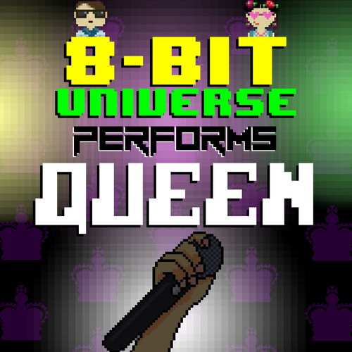 8 Bit Universe Performs Queen Cover Art Blurred Background