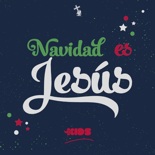 Navidad Es Jesús Cover Art Blurred Background