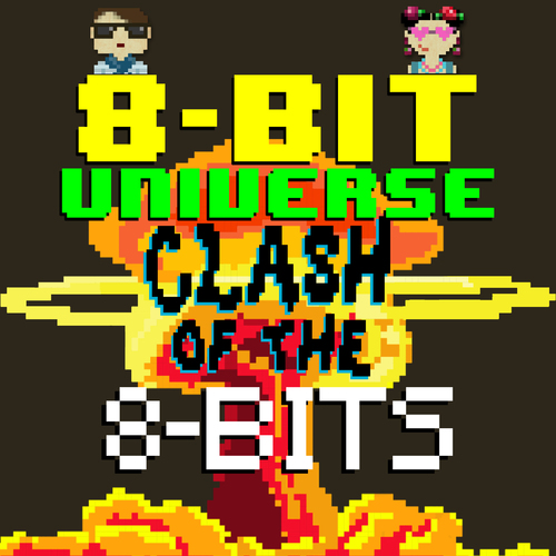 Clash of the 8 Bits Cover Art Blurred Background