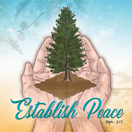 Establish Peace (Zephaniah 3:17) Cover Art Blurred Background