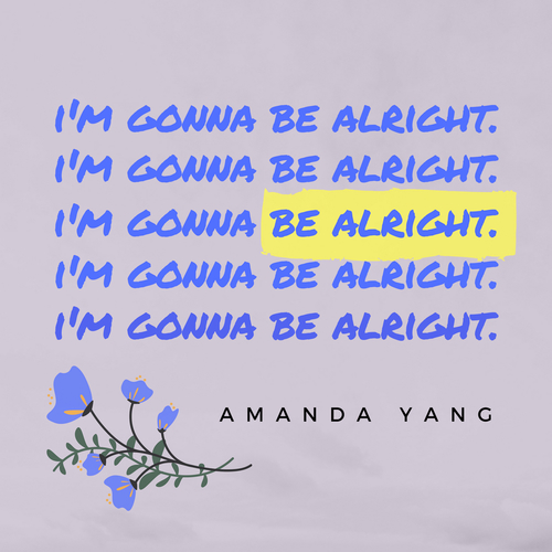 Be Alright Cover Art Blurred Background