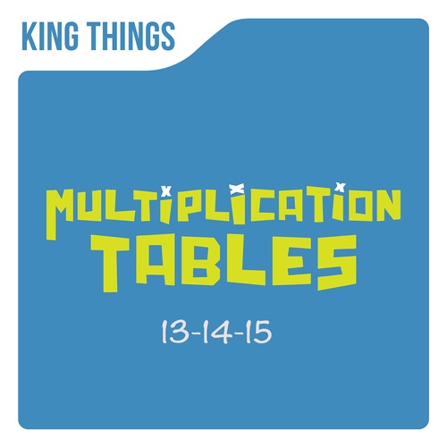 Multiplication Tables 13-14-15 Cover Art Blurred Background