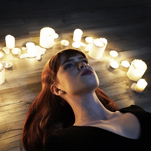 In the Dark Cover Art Blurred Background