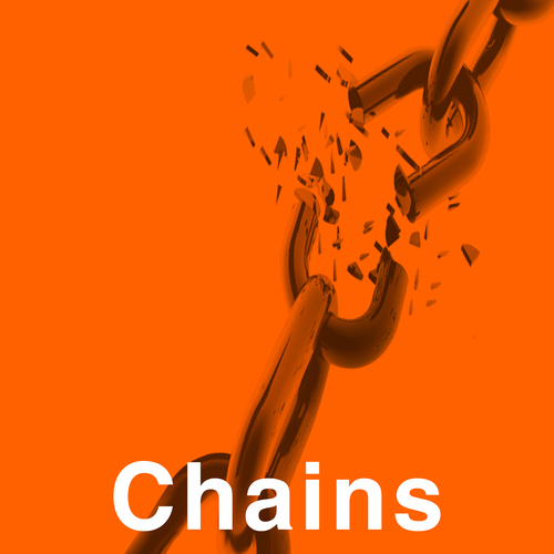 Chains Cover Art Blurred Background