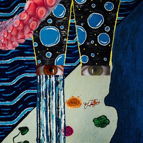 Blue Dreams Cover Art Blurred Background