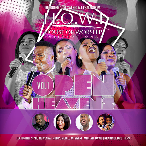 Open Heavens, Vol. 1 (Live) Cover Art Blurred Background