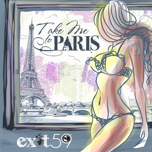 Take Me to Paris Cover Art Blurred Background