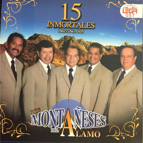 Los Montañeses del Alamo 15 Inmortales Cover Art Blurred Background