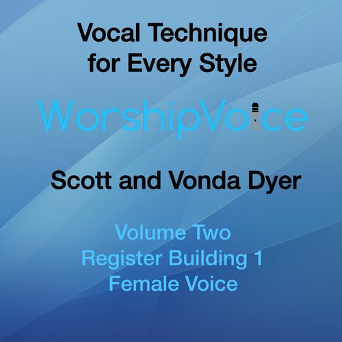 Vocal Technique for Every Style, Vol. 2 (Female Voice) [Register Building 1] Cover Art Blurred Background