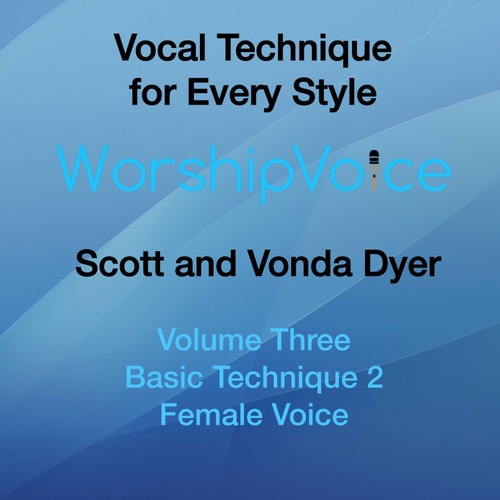 Vocal Technique for Every Style, Vol. 3 (Female Voice) [Basic Technique 2] Cover Art Blurred Background