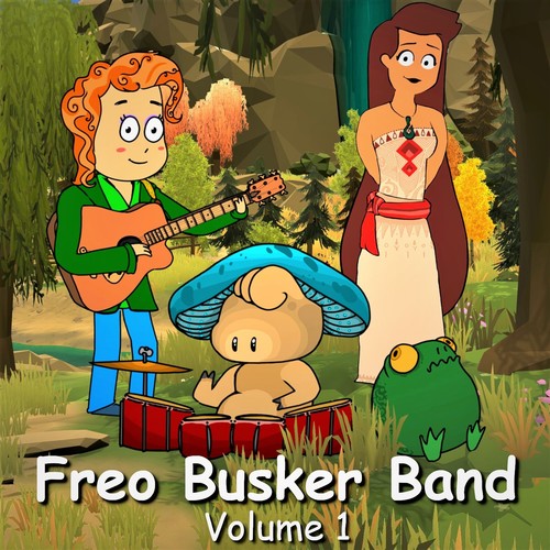The Freo Busker Band, Vol. 1 Cover Art Blurred Background