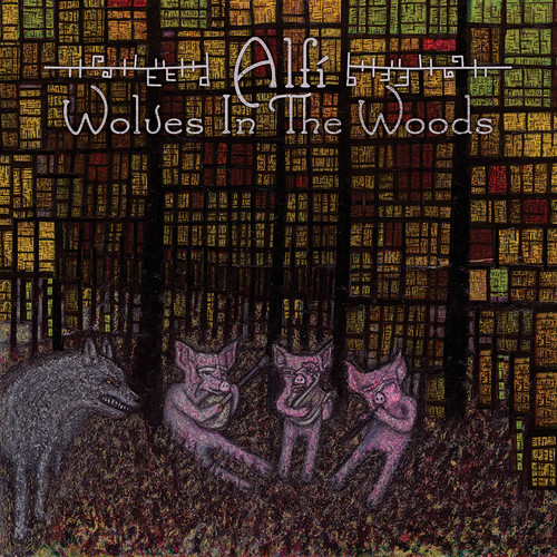 Wolves in the Woods Cover Art Blurred Background