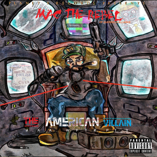 The American Villain Cover Art Blurred Background