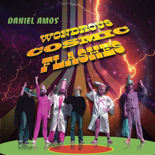 Wondrous Cosmic Flashes Cover Art Blurred Background