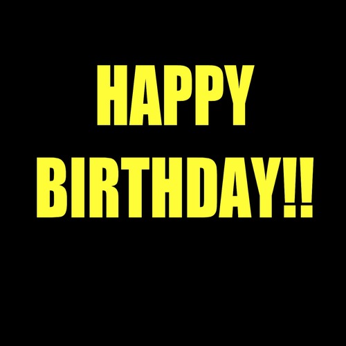 Happy Birthday Cover Art Blurred Background