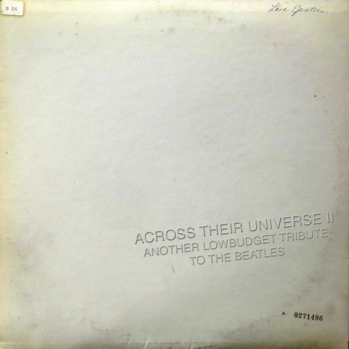 Across Their Universe, Vol. 2 (Another Lowbudget Tribute to the Beatles) Cover Art Blurred Background