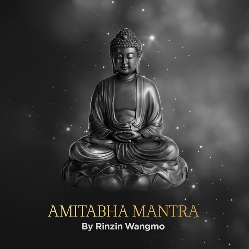 Amitabha Mantra Cover Art Blurred Background