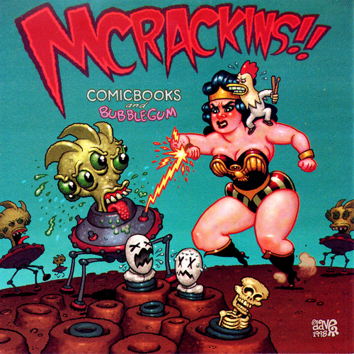 Comicbooks and Bubblegum Cover Art Blurred Background