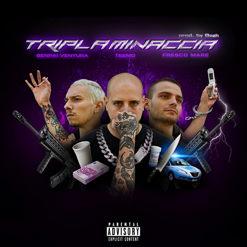Tripla Minaccia Cover Art Blurred Background