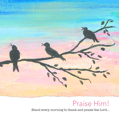 Praise Him! Cover Art Blurred Background
