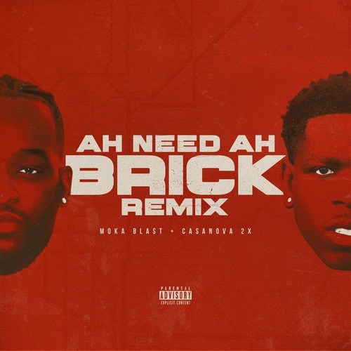 Ah Need Ah Brick (Remix) Cover Art Blurred Background