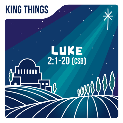 Luke 2:1-20 (CSB) Cover Art Blurred Background