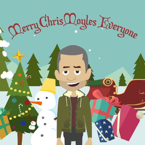 Merry ChrisMoyles Everyone (Radio X Remix) Cover Art Blurred Background