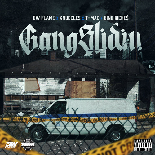 Gang Slidin Cover Art Blurred Background
