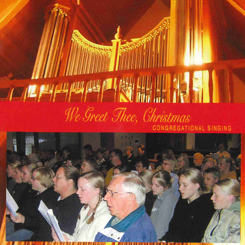 We Greet Thee, Christmas Cover Art Blurred Background