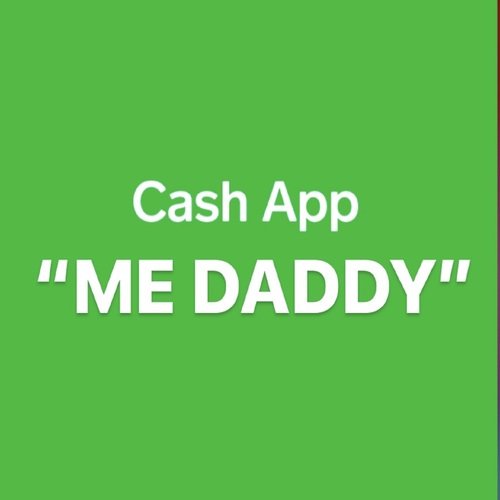 Cash App Me Daddy Cover Art Blurred Background