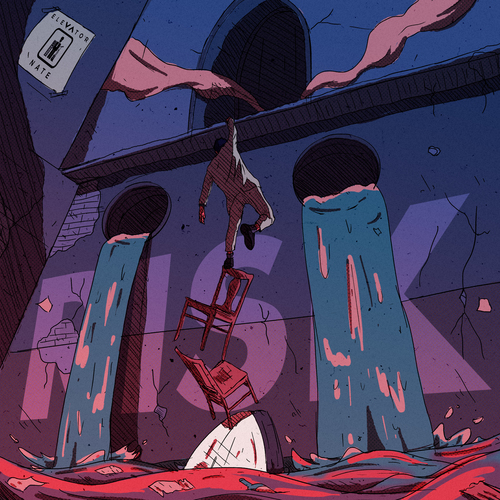 Risk Cover Art Blurred Background