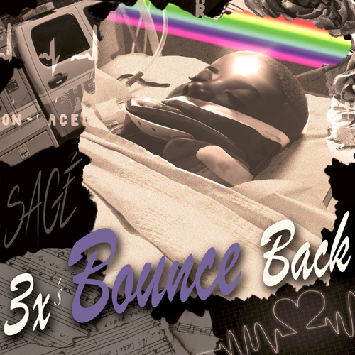 3x's Bounce Back Cover Art Blurred Background