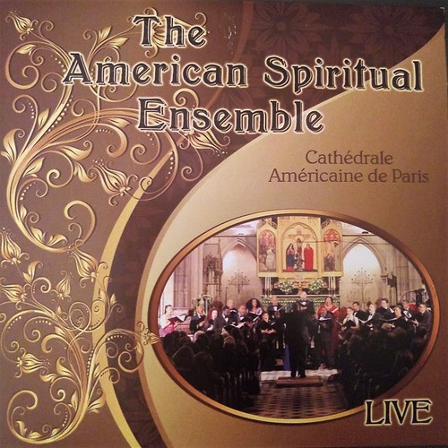 The American Spiritual Ensemble Live Cathédrale Américaine de Paris Cover Art Blurred Background